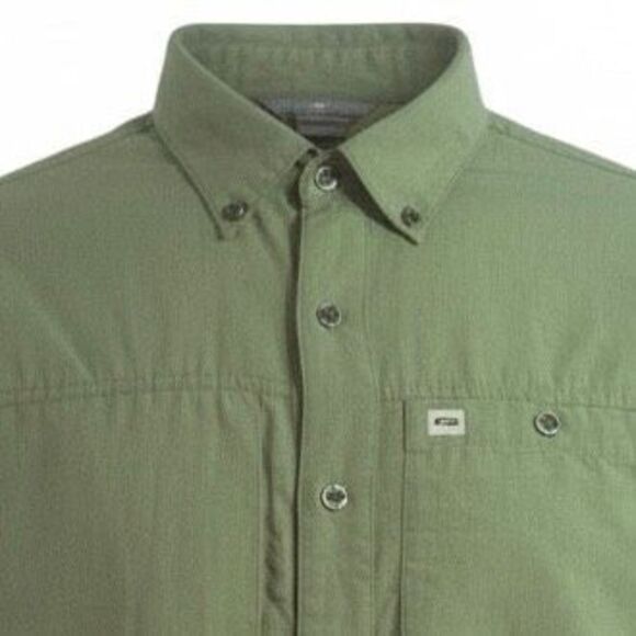 Outdoor Research UPF 50+ Nylon Hiking Shirt Olive Green Men’s L Quick-Dry Advent - Picture 2 of 9